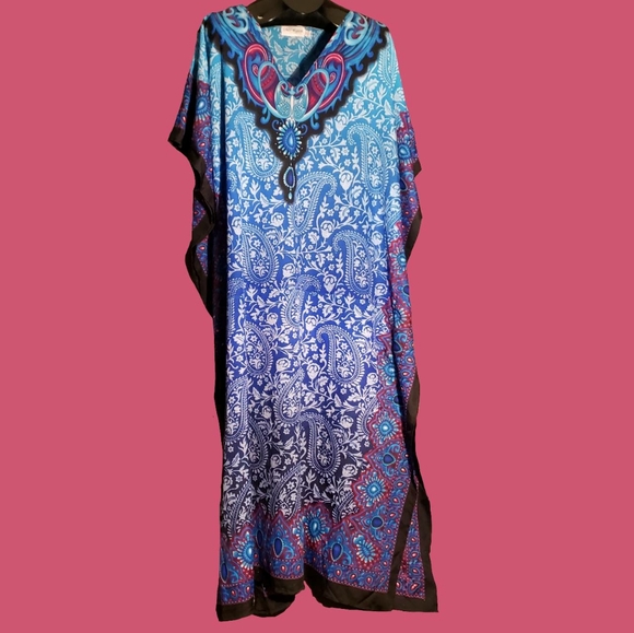 Miss Lavish London Dashiki Paisley Pattern Dress - Picture 1 of 5